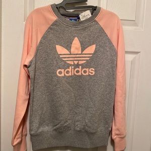 Small, Pink/Gray, Outdoor Sweatshirt